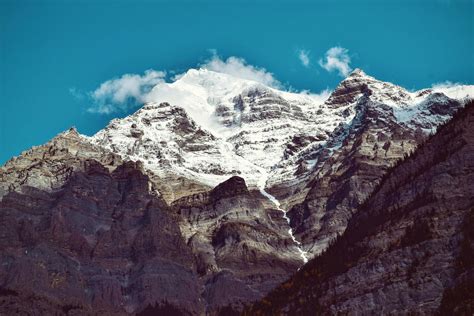 Snowy mountain peak 1310669 Stock Photo at Vecteezy