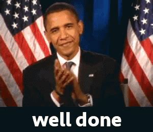 Well Done GIF - Well Done Clap Obama - Discover & Share GIFs