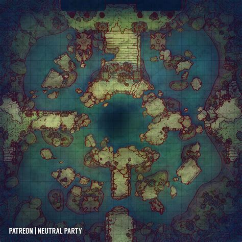 [OC][Art] Jungle Ruins Battlemap : r/DnD