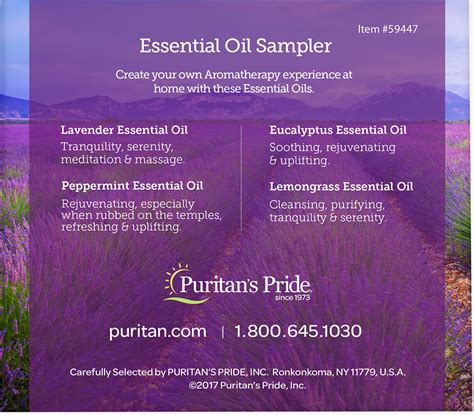 Essential Oils: Aromatherapy Essential Oil Sampler