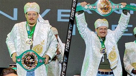 Oleksandr Usyk SNATCHES WBC Heavyweight Title Ahead Of Tyson Fury Fight ...