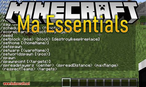 Essentialsx Commands