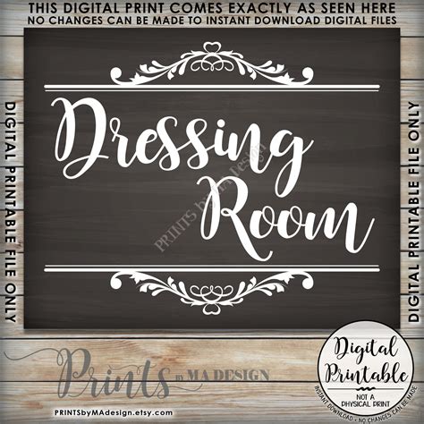 Dressing Room Sign Fitting Room Privacy Please PRINTABLE | Etsy