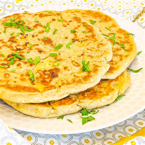 Cheese Naan pain indien - Recettes sans gluten