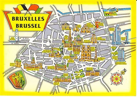 Map of Brussels, Belgium | Brüssel