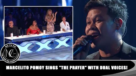 Marcelito Pomoy The Prayer American Got Talent (Reaction) - YouTube