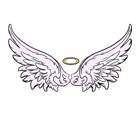 How to Draw Angel Wings: Step 20 | Wings drawing, Angel wings drawing ...