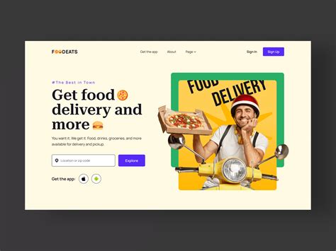 Food Delivery Website Design by Sajib Rahman for UIHUT - UI UX Design ...