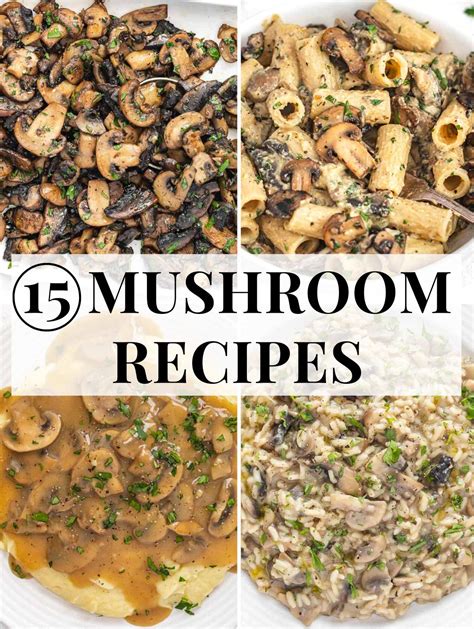 15 Mushroom Recipes (easy & healthy) - Plant Based School