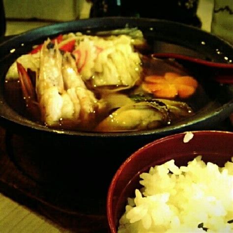 Seafood Nabemono from Wasabi | Cooking recipes, Cooking, Food