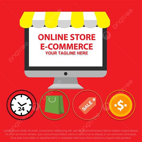 Online Store Design Vector Art PNG, Online Vector Store Design, Internet, Online, Market PNG ...