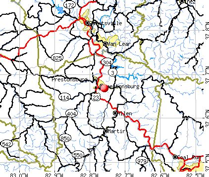 Prestonsburg, Kentucky (KY) profile: population, maps, real estate, averages, homes, statistics ...