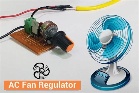 Simple Fan Regulator Circuit to Control the Speed of AC Fan