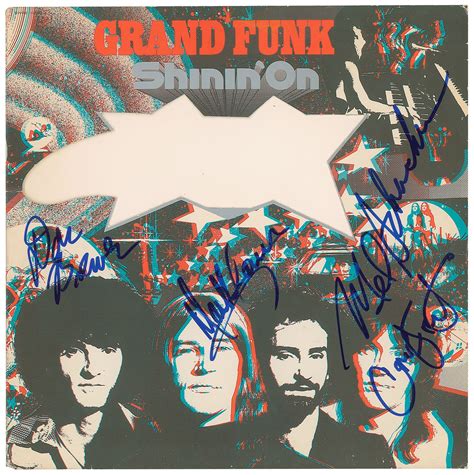 Grand Funk Railroad Signed Album