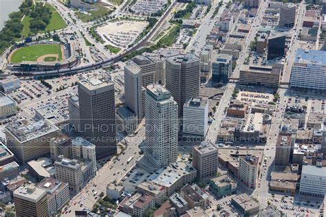 Aerial Photo | Downtown Winnipeg Skyline