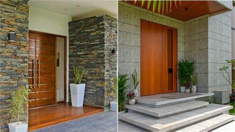 Front Wall Design, Wall Tiles Design, Exterior Design, House Exterior, Exterior Wall Tiles, Long ...