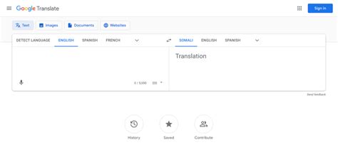 Translate English to Somali - GTranslate
