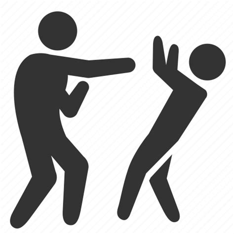 Aggressive, assault, attack, browbeat, protest, victim, violent icon - Download on Iconfinder