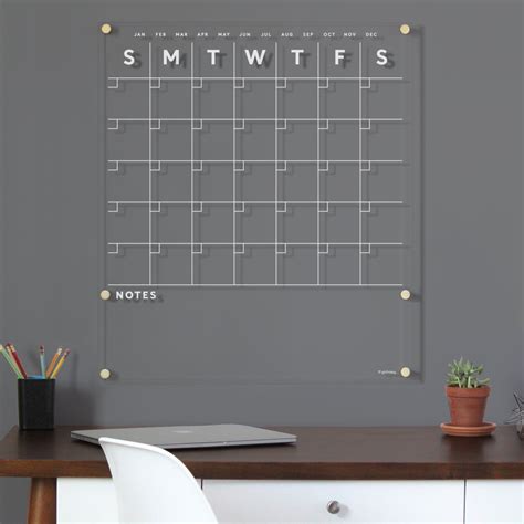 3 Month Dry Erase Wall Calendar