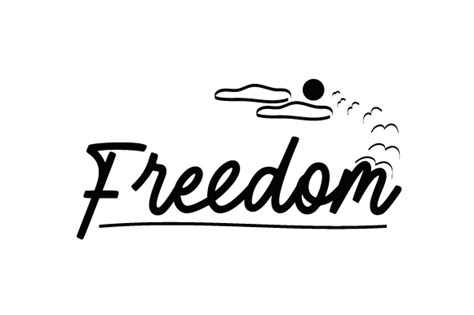 Freedom - Word Art SVG Cut file by Creative Fabrica Crafts · Creative ...