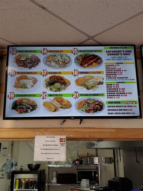 Menu at Adolfo's Mexican Food restaurant, Pueblo, Outlook Blvd #128