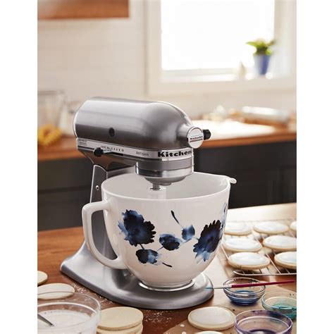 KitchenAid 5 Quart Watercolor Patterned Ceramic Bowl | Nebraska Furniture Mart