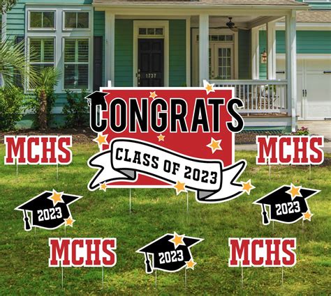 Graduation Lawn Signs, Yard Signs, Outdoor Lawn Decorations, Lawn ...