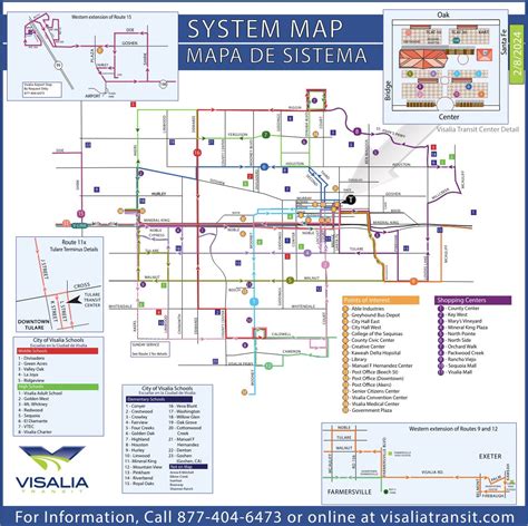 City of Visalia - Bus Map and Schedule Information