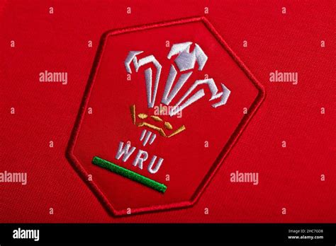 Close up of Wales National Rugby team jersey Stock Photo - Alamy