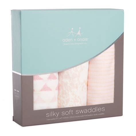 Aden + Anais Metallic Primrose Birch Silky Soft Swaddles - Babyroad