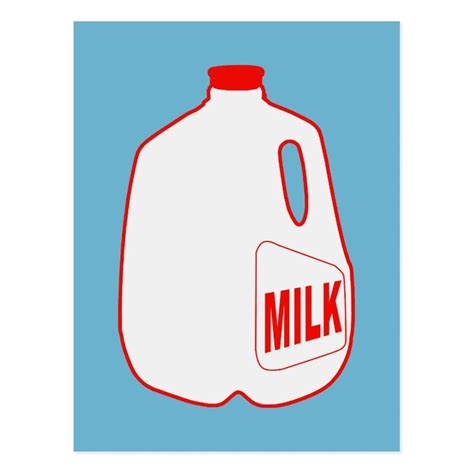 Milk Jug Postcard | Zazzle | Milk jug, Milk drawing, Lino print