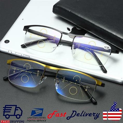 Smart zoom Reading glasses distance&near Progressive multi-focus Anti ...