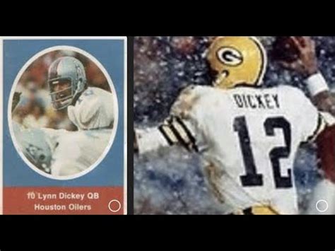 LYNN DICKEY NFL QUARTERBACK 1971 -1985 (KANSAS STATE) - YouTube