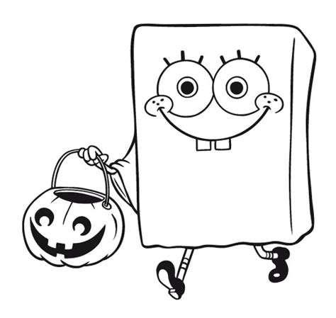 Coloring Pages Spongebob Halloween Episodes