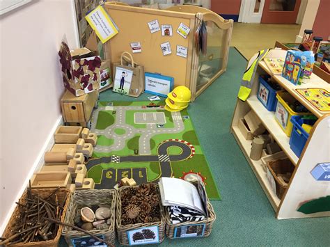 Construction area with natural resources at Warrington nursery ...