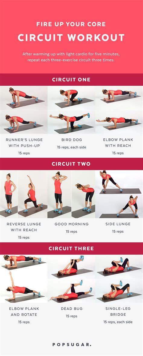 Get Ready to Work Your Abs and Fire Up Your Core | Circuit workout, Workout moves, At home workouts