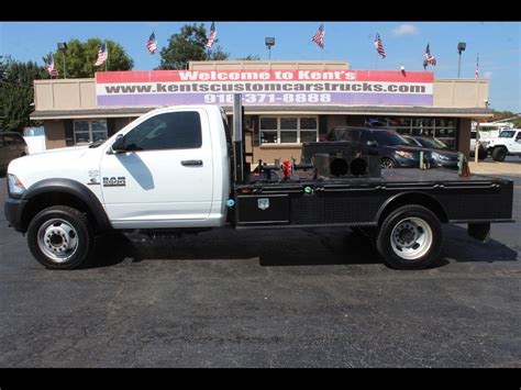 Used 2016 RAM 5500 Regular Cab 4WD DRW Flatbed for Sale in Collinsville OK 74021 Kent's Custom ...