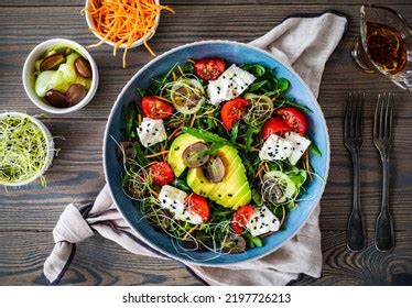 63 Green Salad With Manouri Cheese Images, Stock Photos & Vectors | Shutterstock