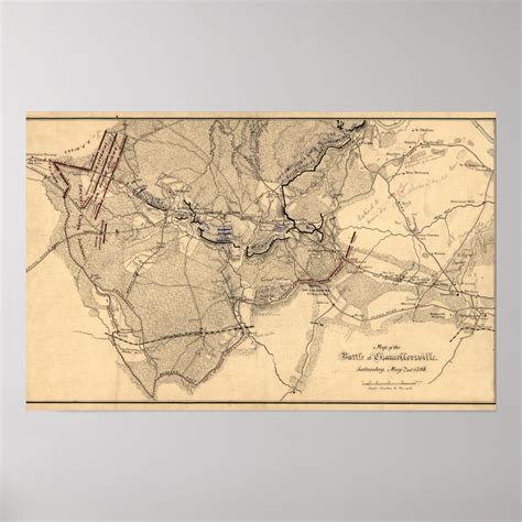 Battle of Chancellorsville 3 Poster | Zazzle