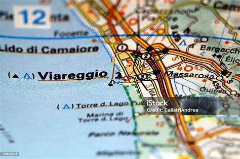 Mappa Di Viareggio In Italia - Fotografie stock e altre immagini di ...