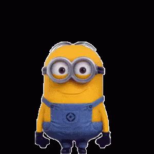 哈喽 GIF - Hello Minion Wave - Discover & Share GIFs