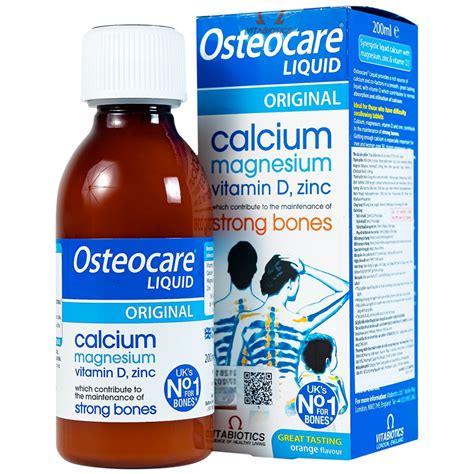 Siro Osteocare Liquid Original 200ml giúp xương chắc khỏe