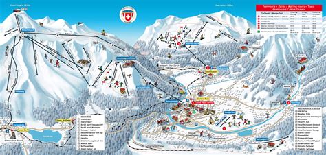 Ski Map Swiss Ski + Snowboard School Klosters