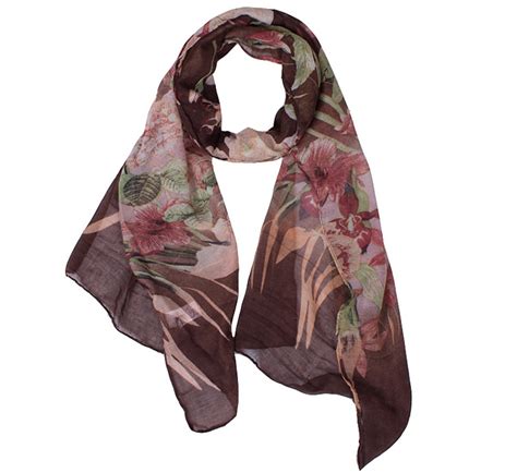 Floral silk viscose scarf Wholesale Scarf China