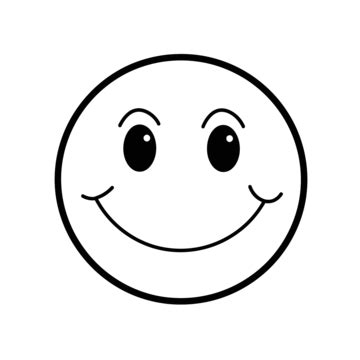 Smiley Outline PNG Transparent Images Free Download | Vector Files | Pngtree