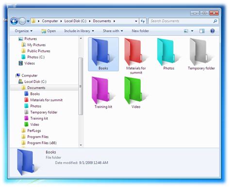 12 Windows 7 Folder Icon With Dollar Symbol Images - Microsoft Windows Folder Icons, Color ...