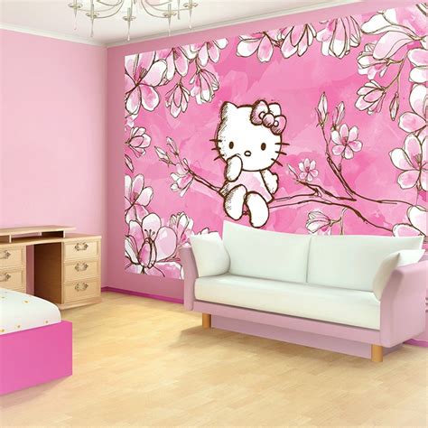 Hello Kitty Bedroom Wallpaper - Home Decorating Ideas | Hello kitty bedroom decor, Pink bedroom ...