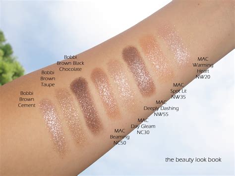 Neutral Glimmer for Eyes: Bobbi Brown Sparkle Eye Shadows and MAC Pressed Pigments | The Beauty ...