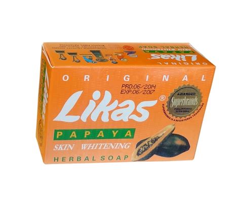 Buy Likas Papaya Herbal Soap Skin Whitening Soap AMZ0001 1Pc Online ...