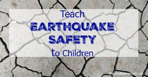 How to Teach Earthquake Safety for Kids | Earthquake safety, Teaching ...